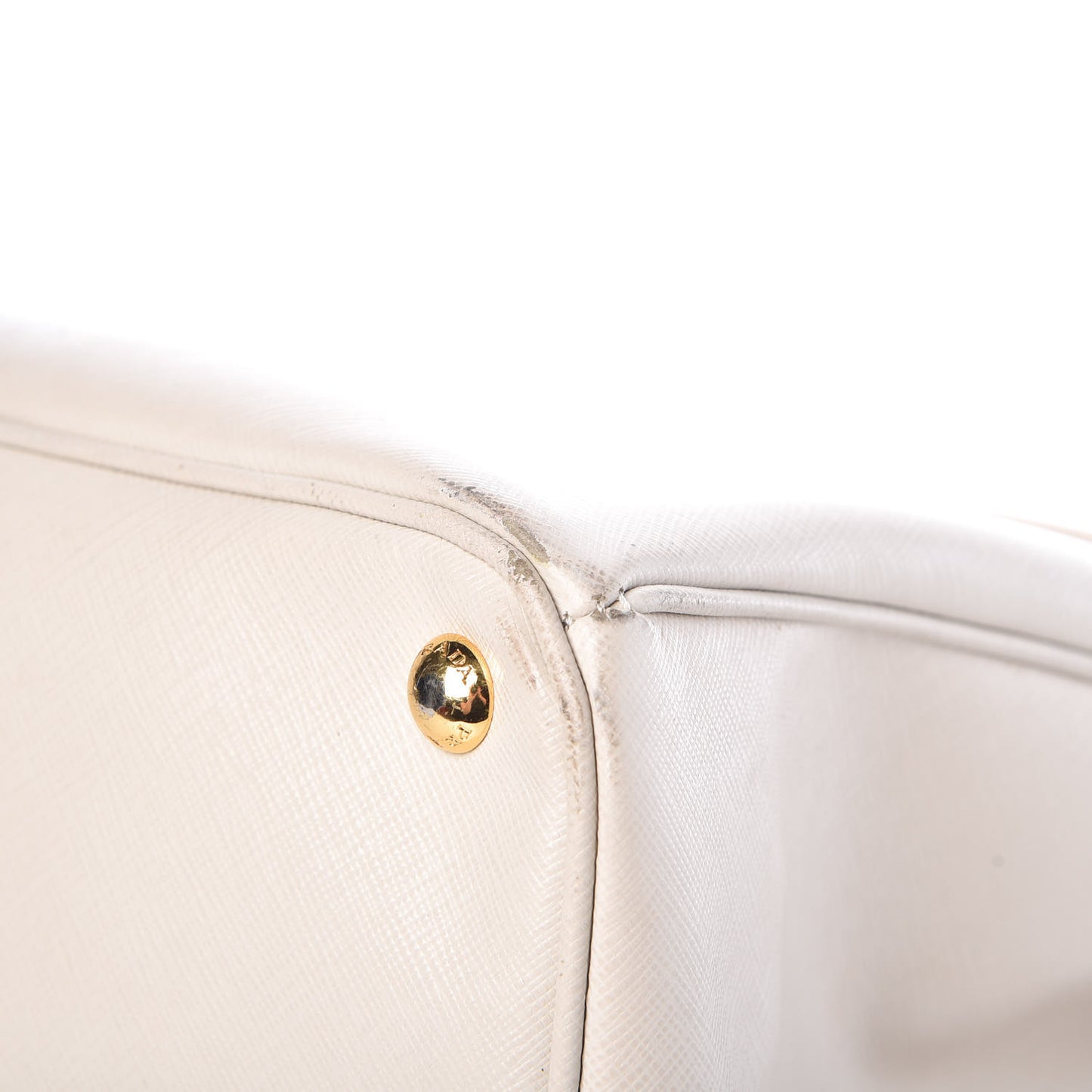 Saffiano Large Galleria Double Zip Tote Talco