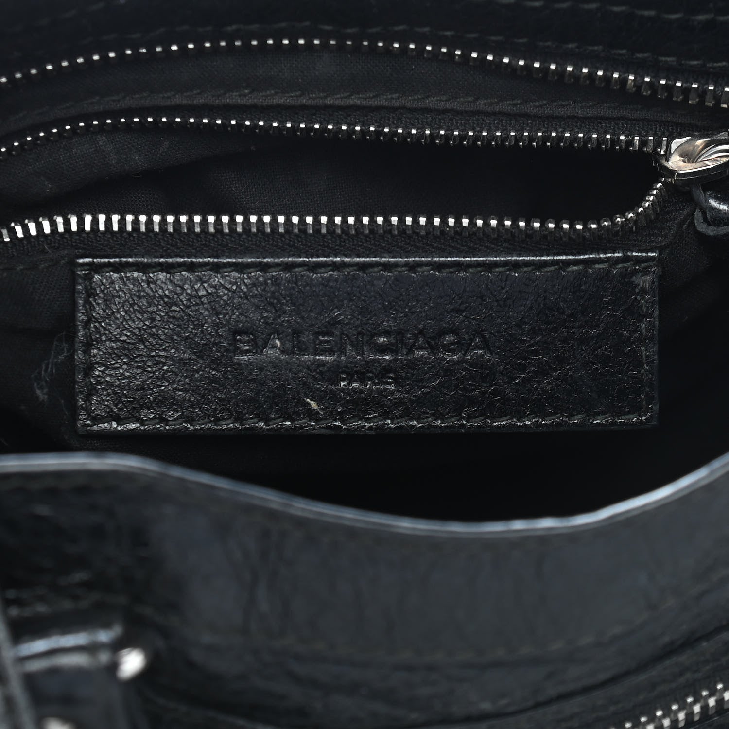 Balenciaga Agneau Classic Silver Hardware Mini City Black 7 of 10