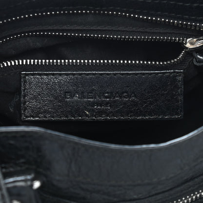 Balenciaga Agneau Classic Silver Hardware Mini City Black 7 of 10
