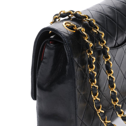 Chanel Lambskin Quilted Medium Double Flap Black 5 of 9
