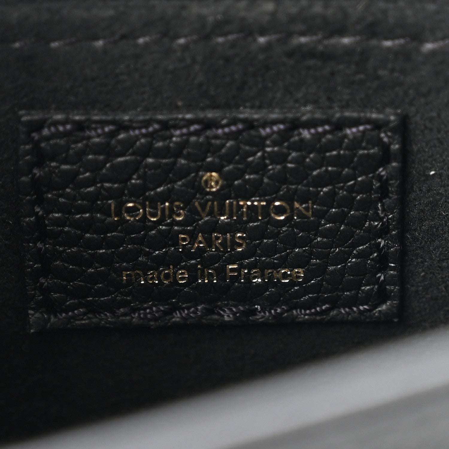 Louis Vuitton Empreinte Monogram Giant Petit Sac Plat Black Beige 6 of 10