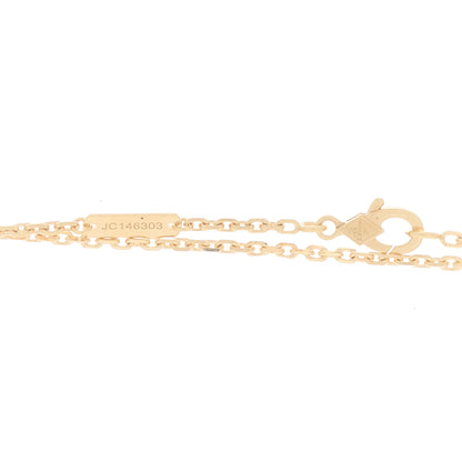 Van Cleef & Arpels 18K Yellow Gold Black Onyx Magic Alhambra Pendant Necklace 4 of 5
