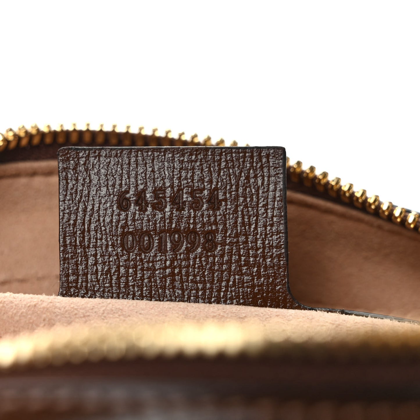 GG Supreme Monogram Small Horsebit 1955 Shoulder Bag Beige Brown Sugar