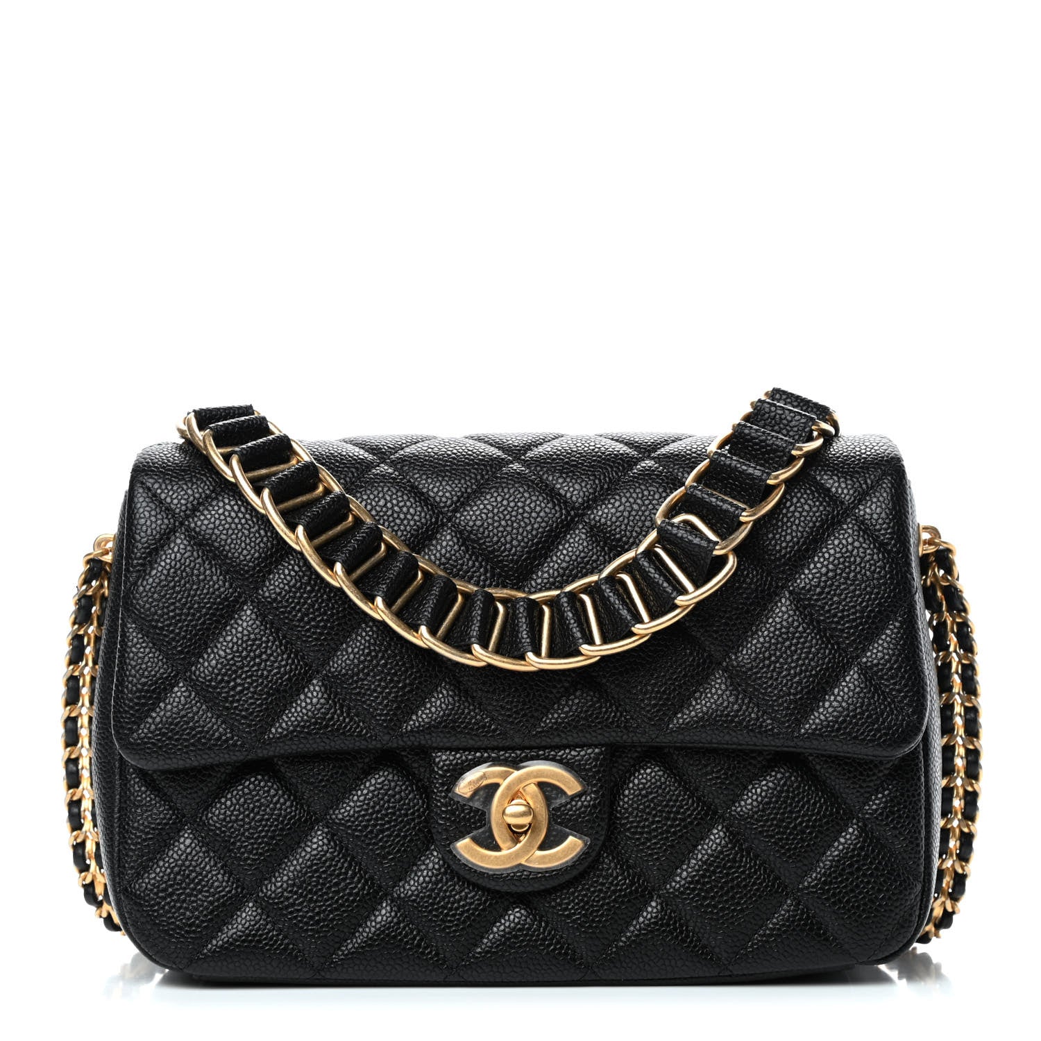 Chanel Caviar Quilted Chain Soul Flap Black 1 of 4