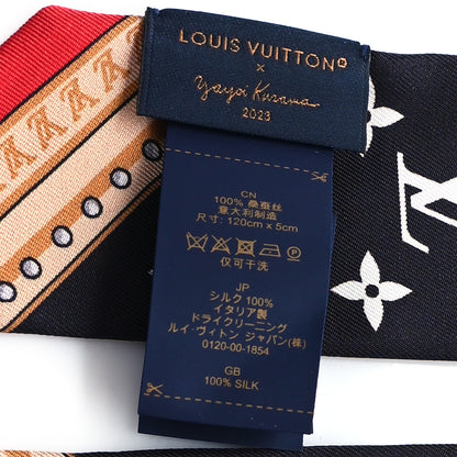 Louis Vuitton LV X YK Silk Monogram Bandeau Black Multicolor 2 of 3