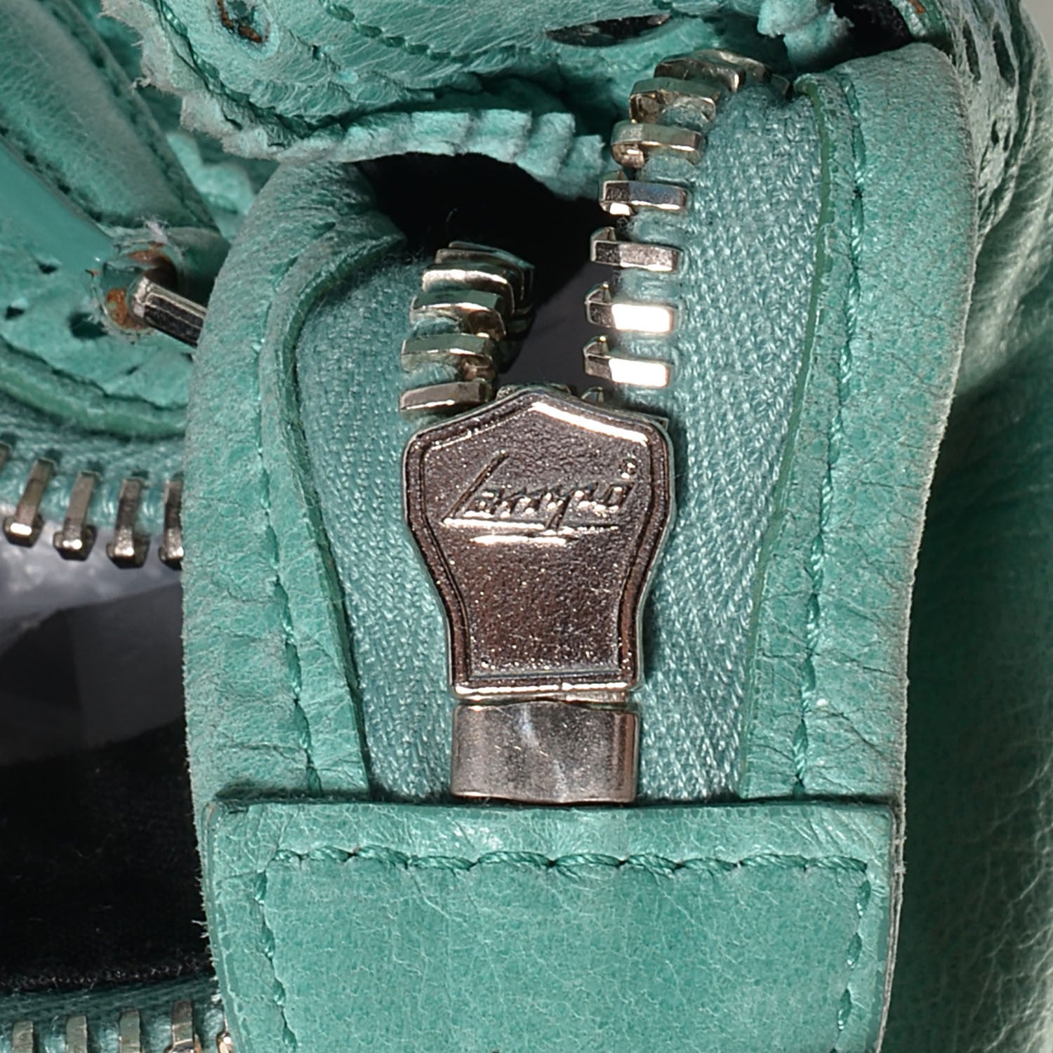 Balenciaga Agneau Giant Brogues Hardware Day Hobo Papeete 10 of 10
