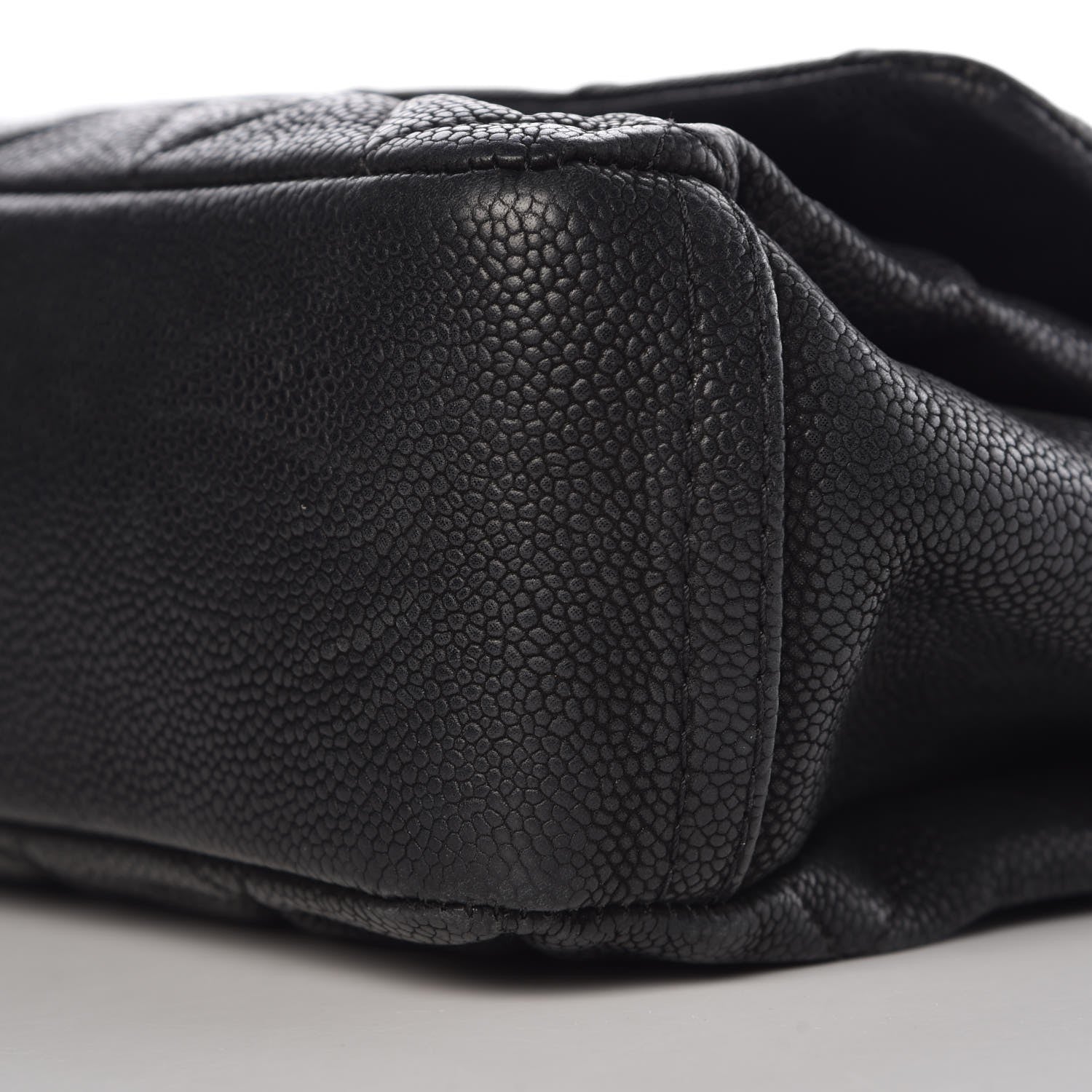 Chanel Iridescent Caviar Quilted Medium Lady Pearly Flap Black 12 of 16