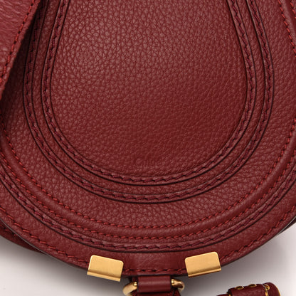 Chloe Calfskin Mini Marcie Round Crossbody Bag Red 12 of 12