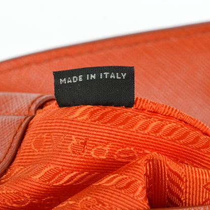 Prada Saffiano Lux Large Tote Papaya 3 of 11