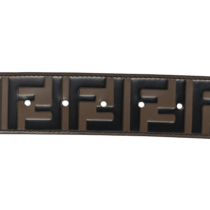 Fendi Vitello F is Fendi Bi-Color FF 1974 Embossed Belt 95 38 Maya Black 3 of 6