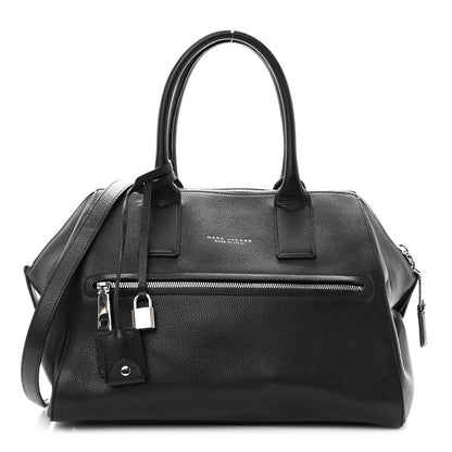 Marc Jacobs Textured Calfskin Medium Incognito Satchel Black 2 of 16