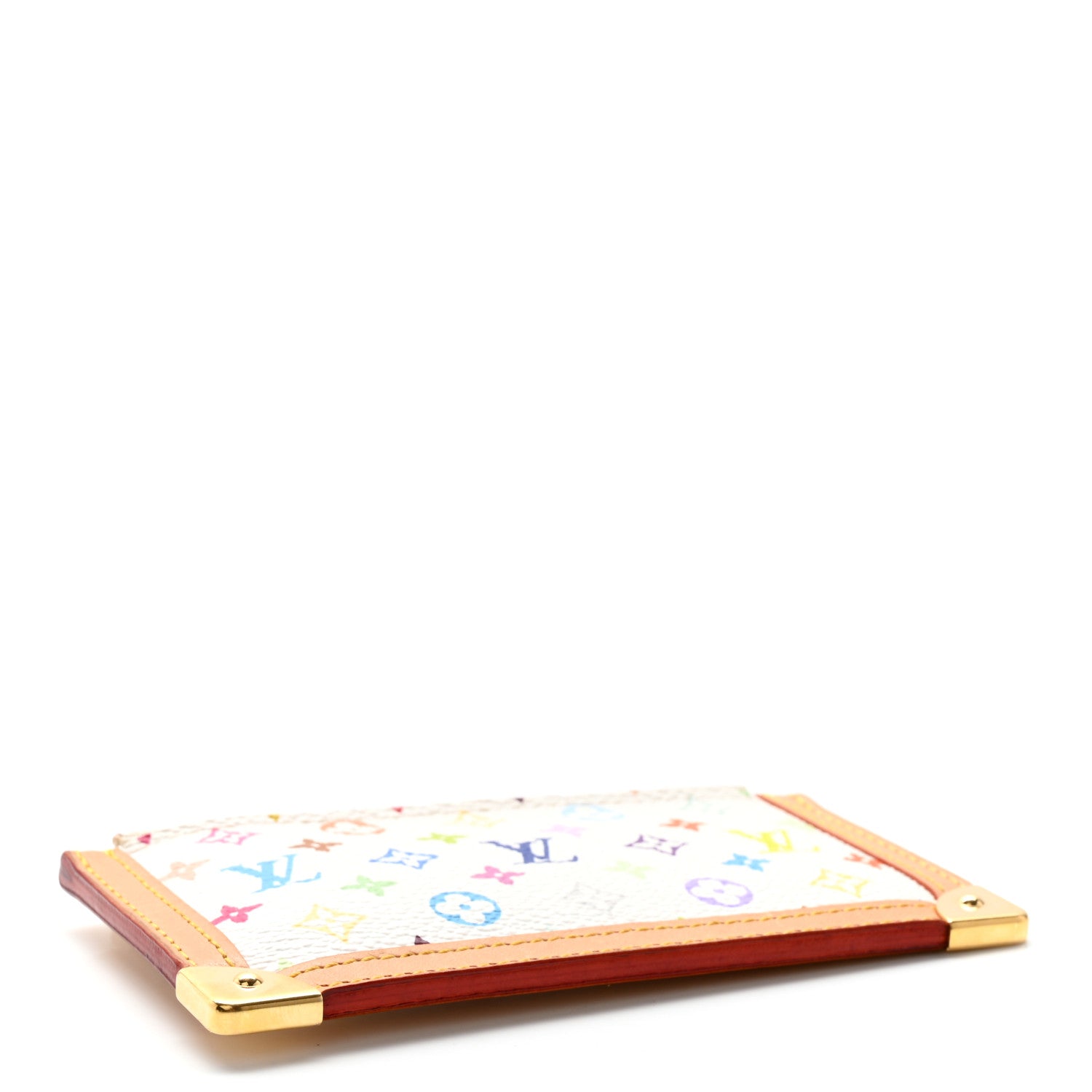 Louis Vuitton Monogram Multicolor Key Pouch White 4 of 11