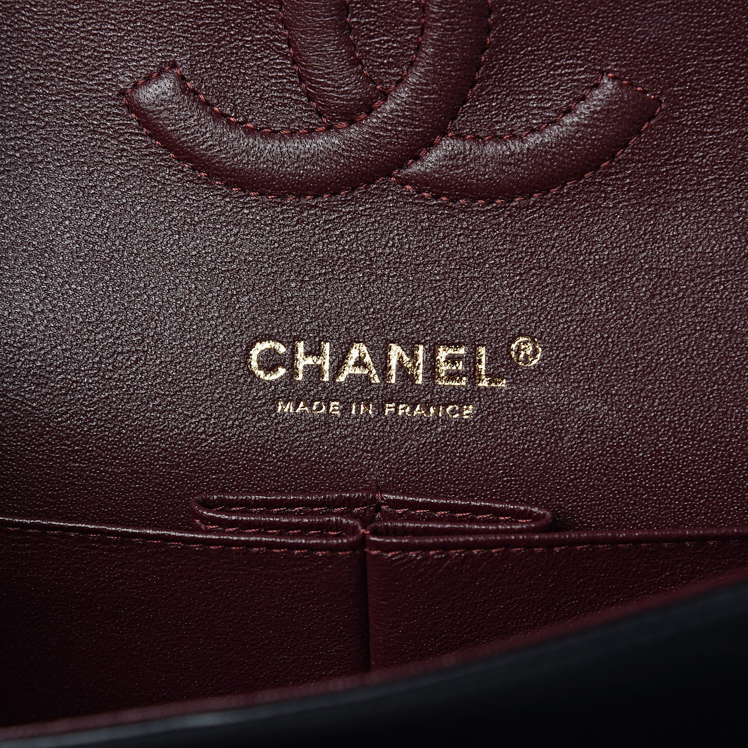 Chanel Lambskin Quilted Medium Double Flap Black 6 of 12