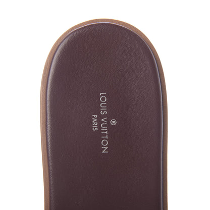 Louis Vuitton Jacquard Since 1854 Lock It Flat Mule 41 Bordeaux 6 of 10