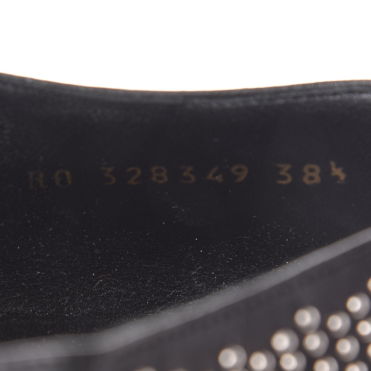 Saint Laurent Calfskin Metal Eyelet LuLu Richelieu Metal Eyelet Lace Up Oxfords 38.5 Black 10 of 14