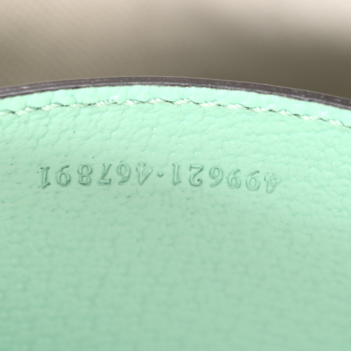 Monogram Jumbo GG Textured Dollar Calfskin Small Ophidia Dome Shoulder Bag Beige Pepperlight Mint
