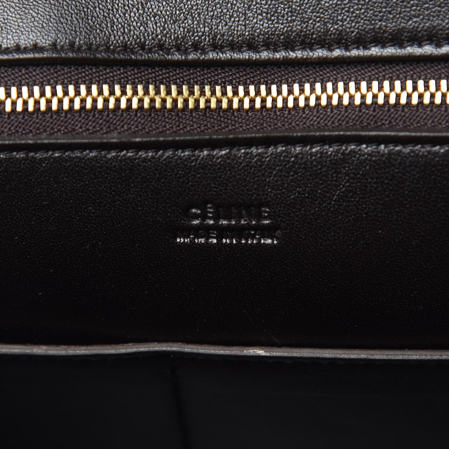 Celine Goatskin Smooth Calfskin Small Ring Bag Dark Taupe 6 of 12