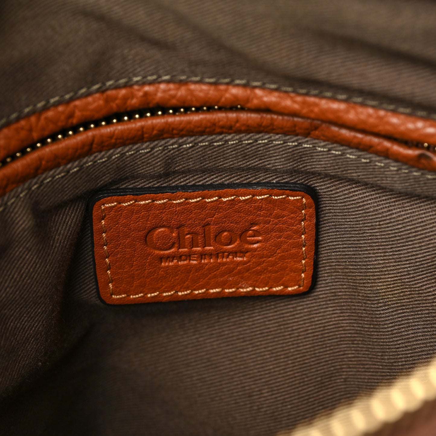 Calfskin Medium Marcie Satchel Tan