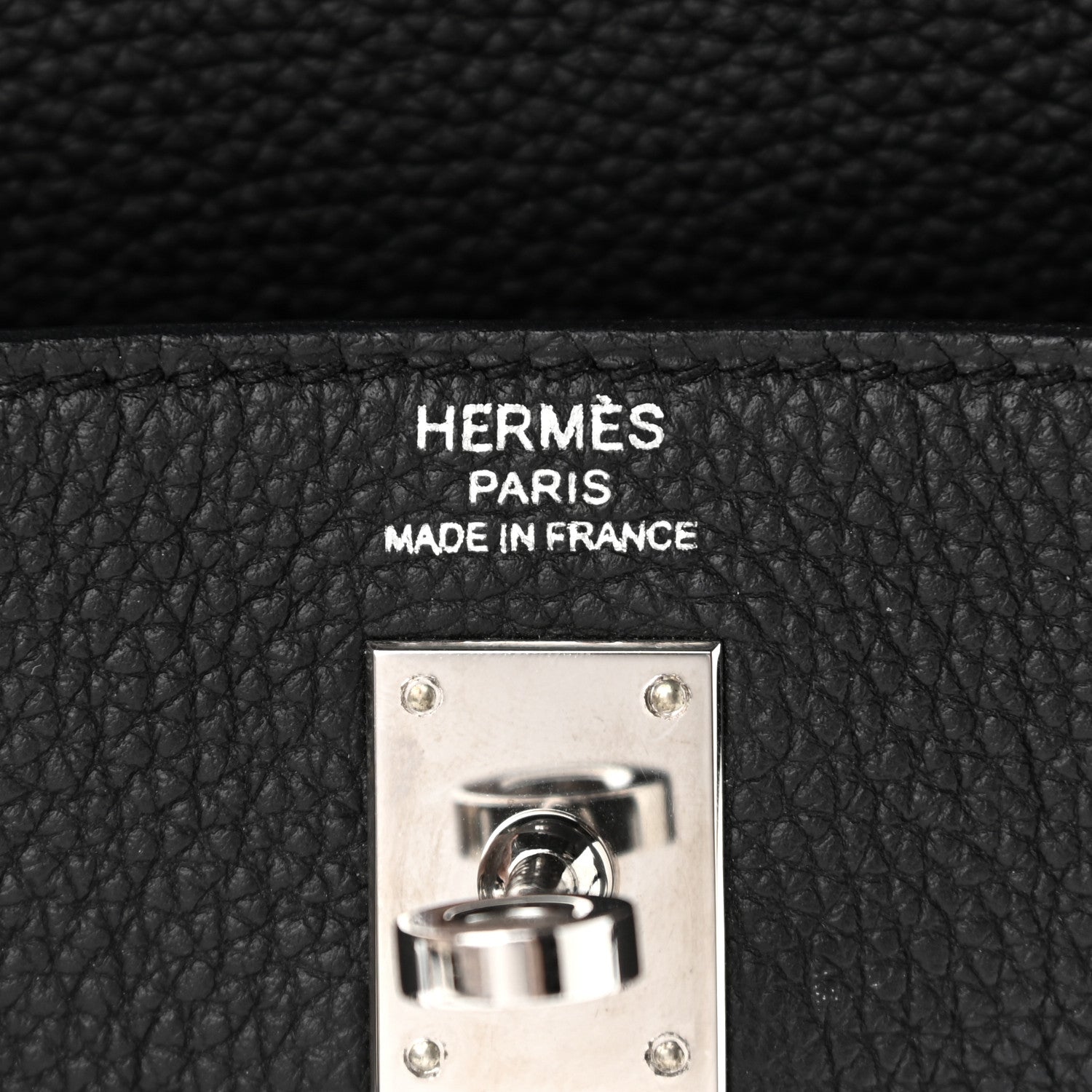 Hermes Togo Kelly Retourne 25 Black 5 of 10