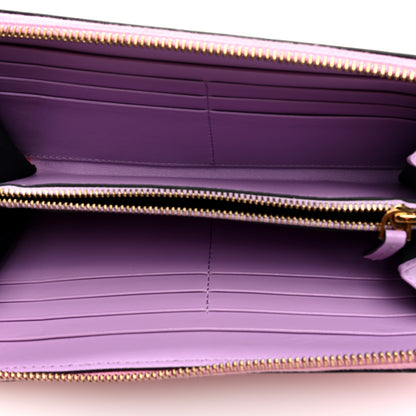 Versace Calfskin Medusa Zip Wallet Pink 5 of 6