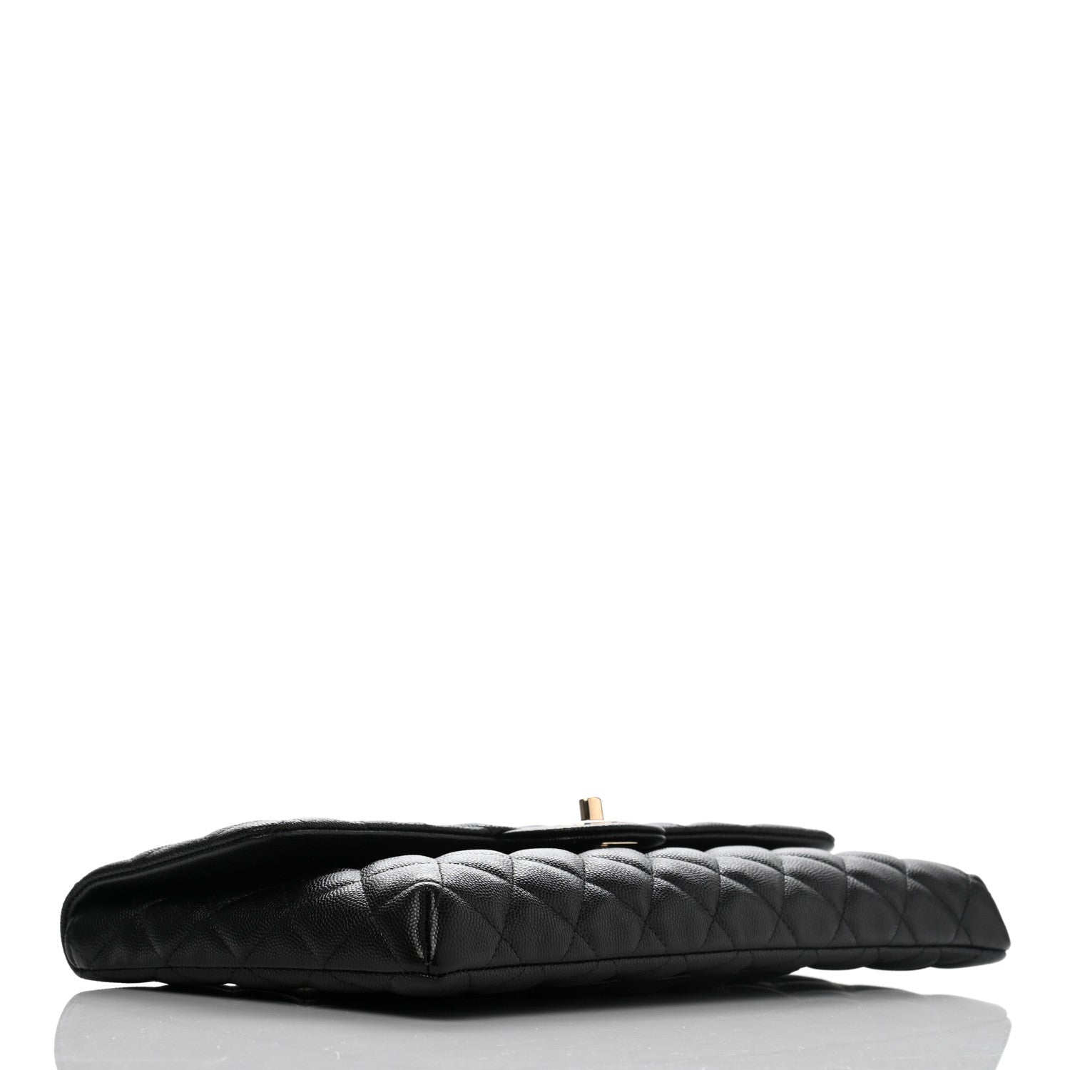 Chanel Caviar Quilted Flap Clutch Black 3 of 6