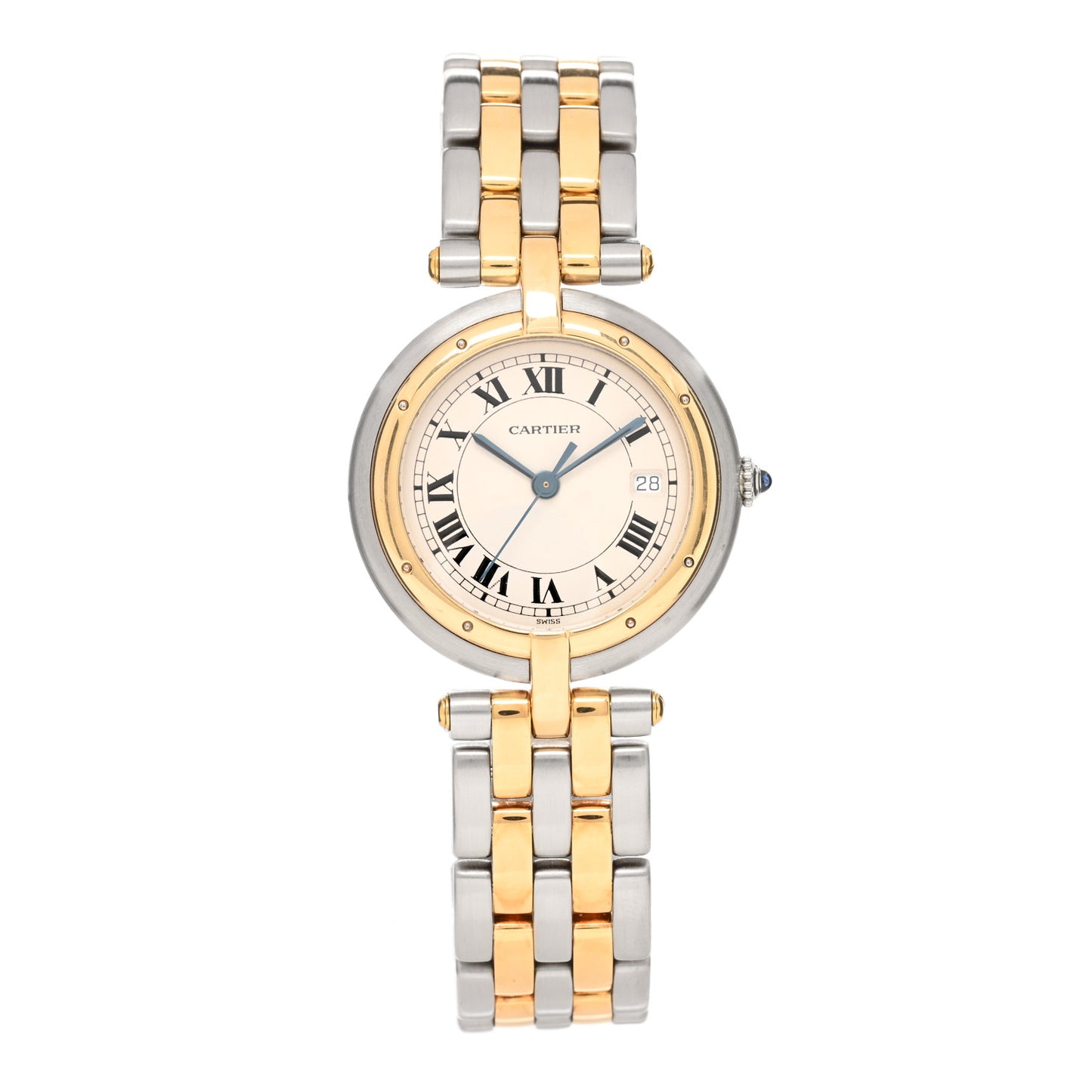 Stainless Steel 18K Yellow Gold 29mm Panthere Vendome Quartz Watch