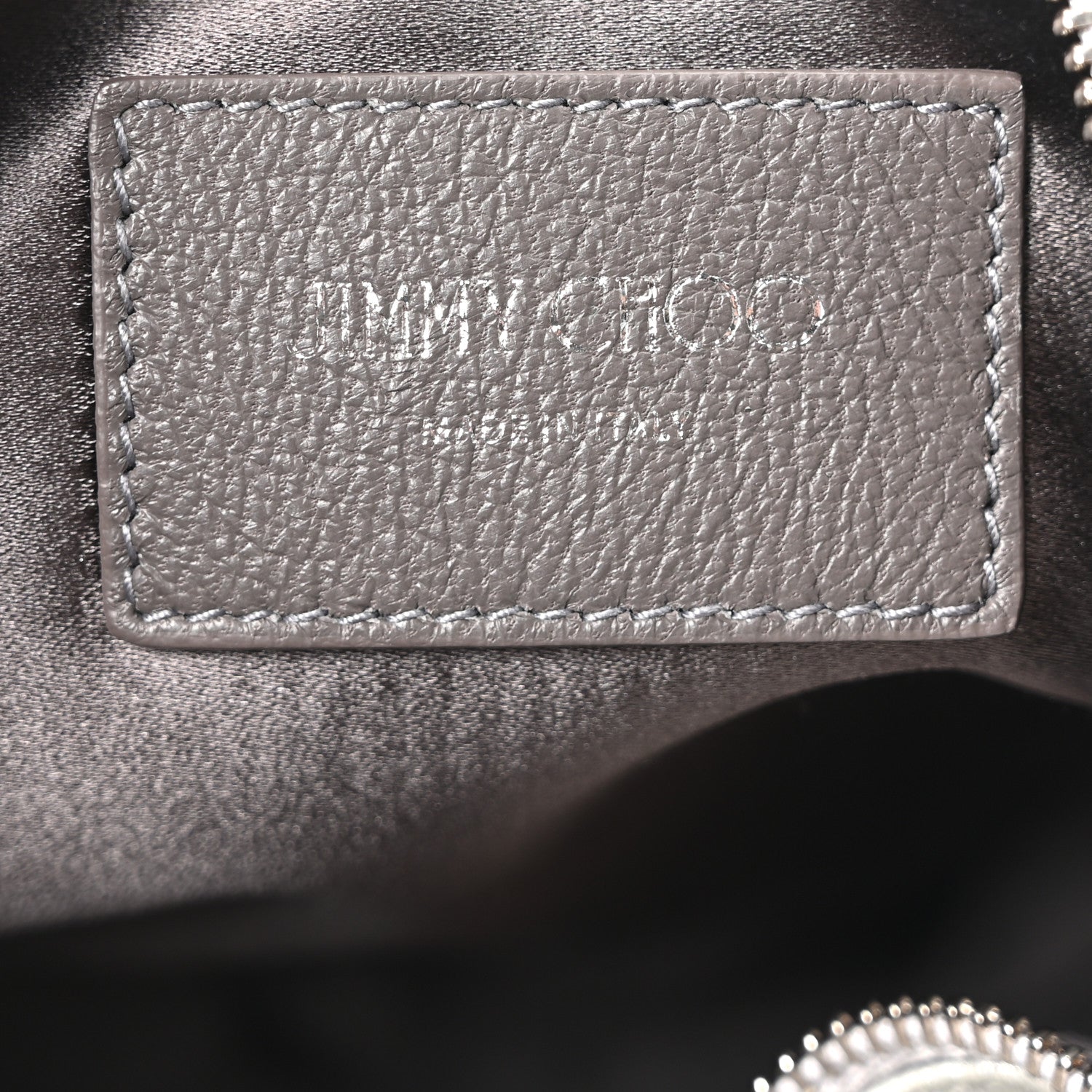 Jimmy Choo Metallic Goatskin Callie Mea Tassel Silver 6 of 10
