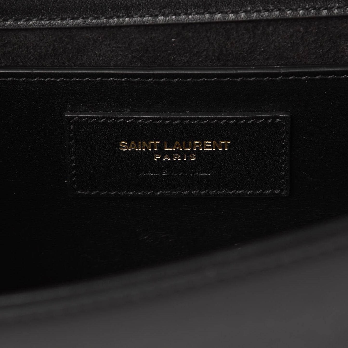 Calfskin Classic Monogram Tassel Clutch Black