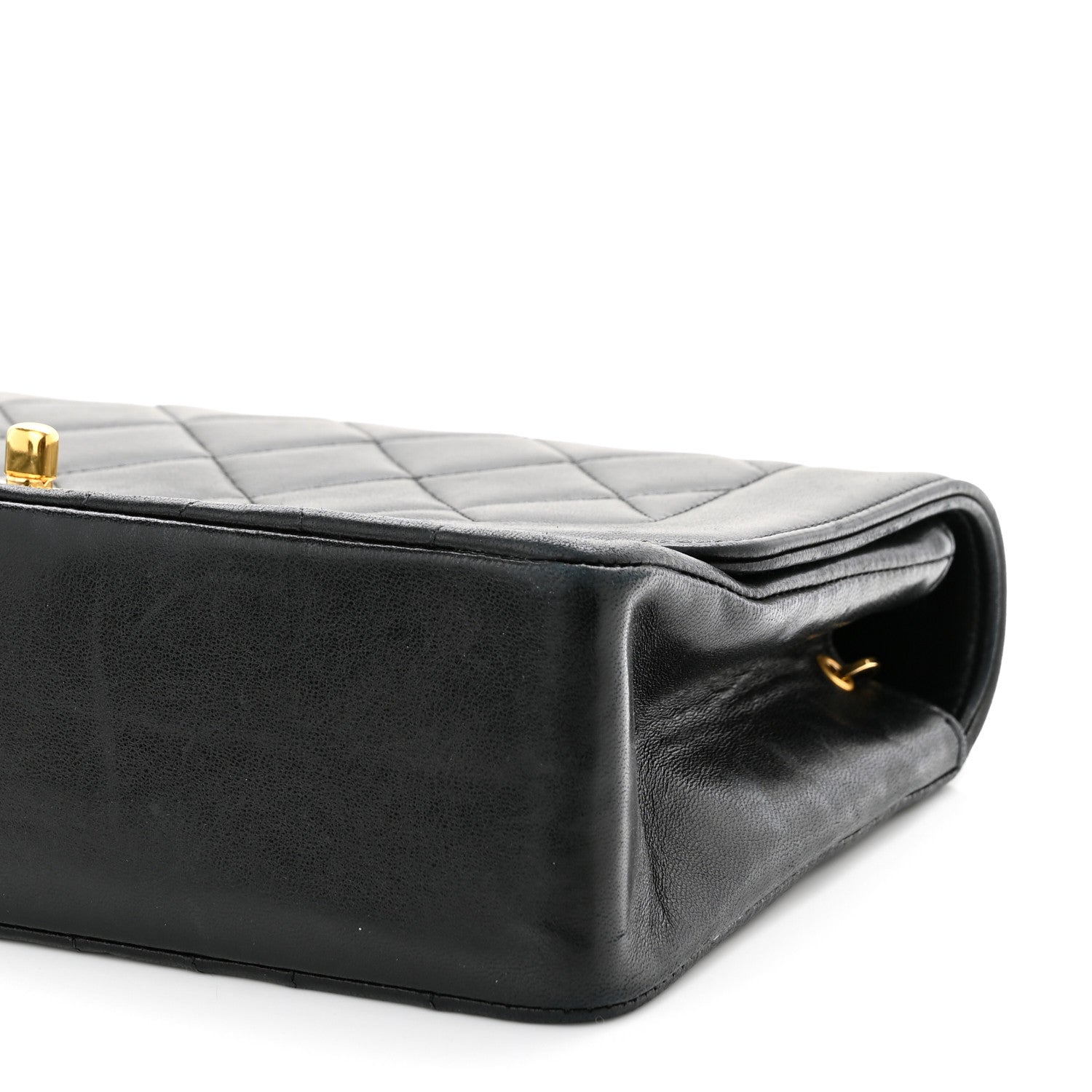 Chanel Lambskin Quilted Medium Single Flap Black 10 of 11