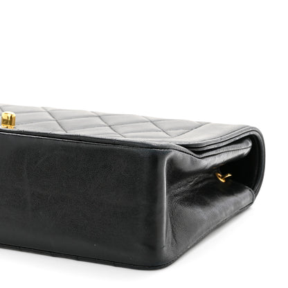 Chanel Lambskin Quilted Medium Single Flap Black 10 of 11