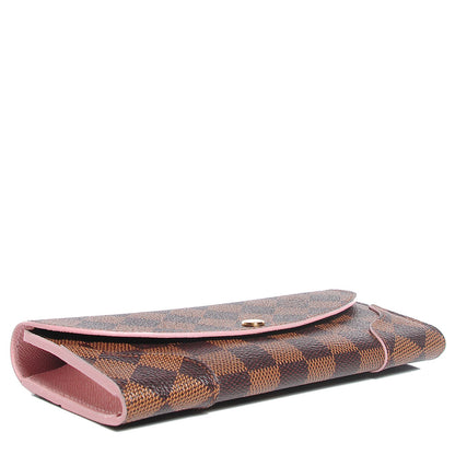 Louis Vuitton Damier Ebene Caissa Wallet Rose Ballerine 4 of 8