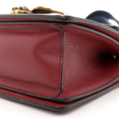 Gucci GG Supreme Monogram Small Queen Margaret Top Handle Bag Red 10 of 13