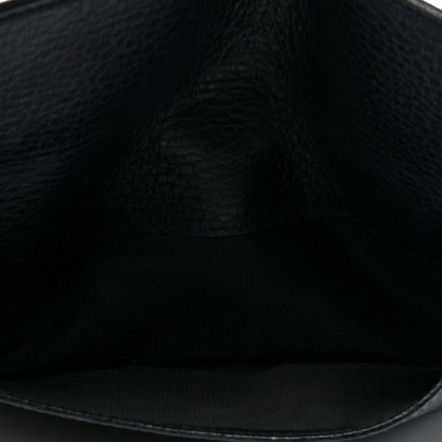 Calfskin Monogram Continental Flap Wallet Black