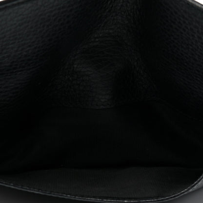 Gucci Calfskin Monogram Continental Flap Wallet Black 4 of 5