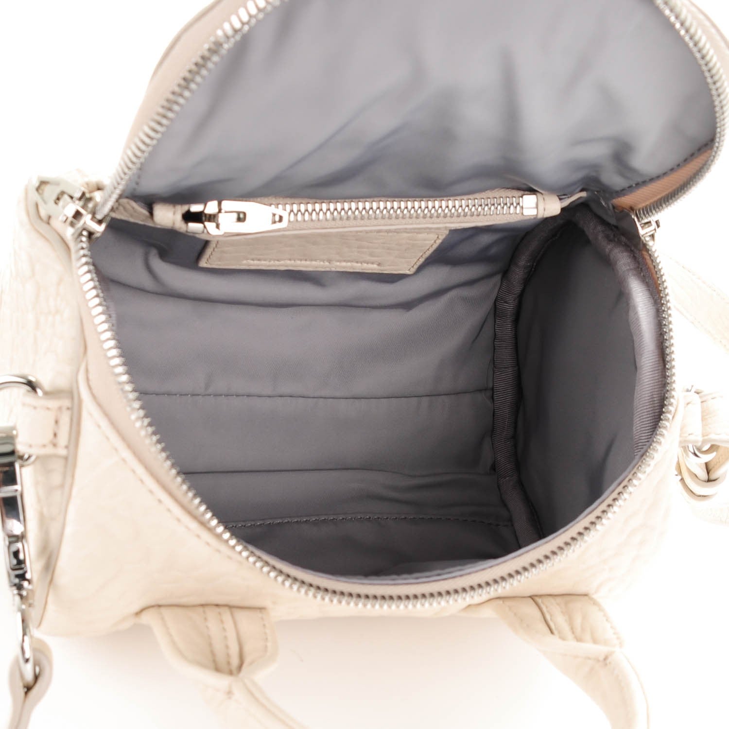 Alexander Wang Pebbled Lambskin Mini Rockie Opaline Rhodium Hardware 5 of 11