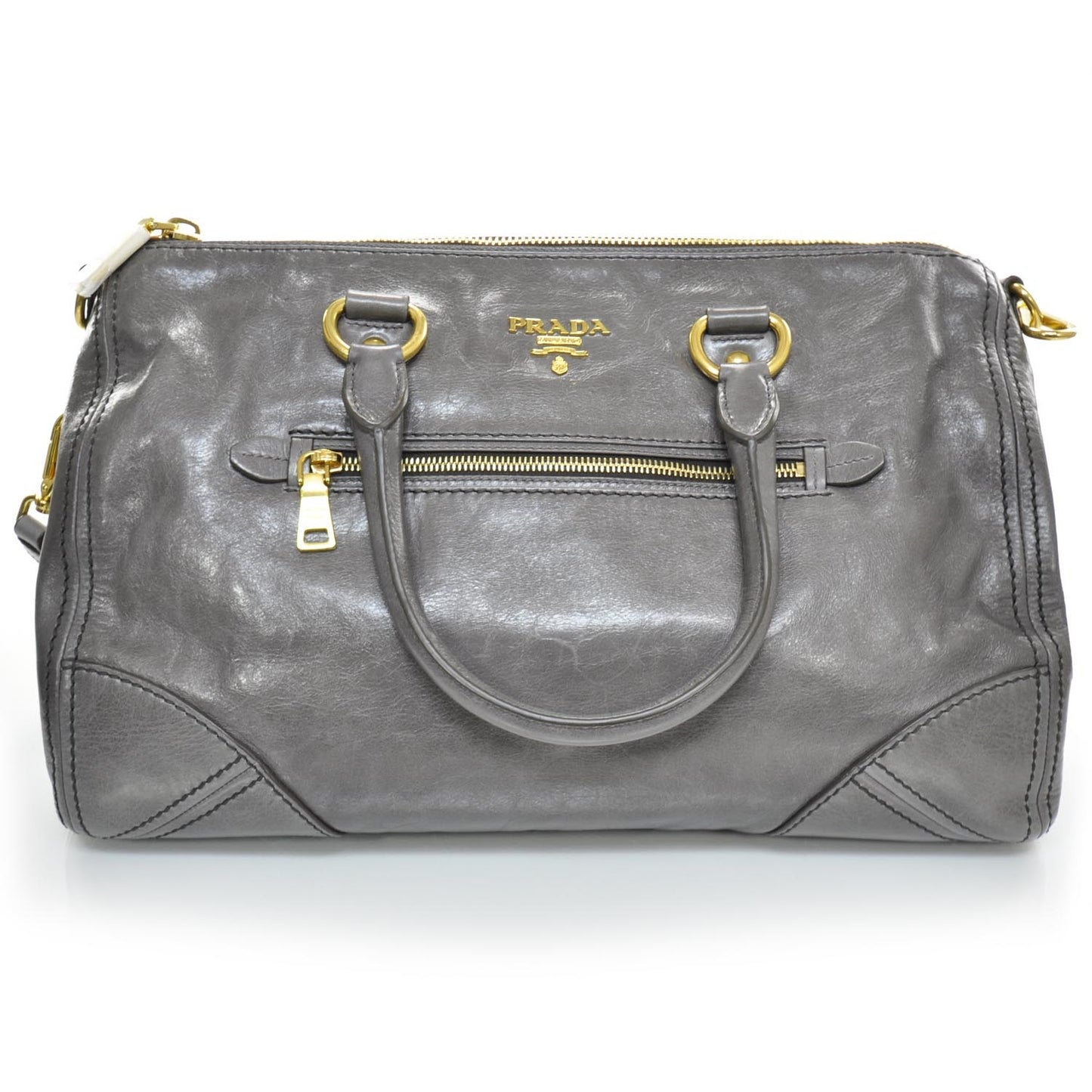 Vitello Shine Bauletto Fumo