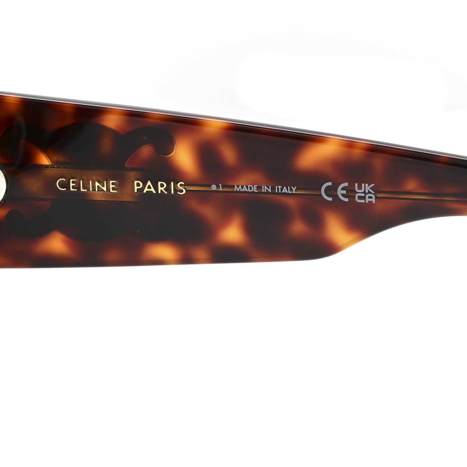 Celine Acetate Triomphe XL 01 Sunglasses CL40282U Tortoise 5 of 7