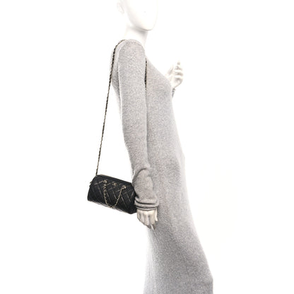 Chanel Caviar Quilted Barrel Purse With Chain  Black 2 of 11