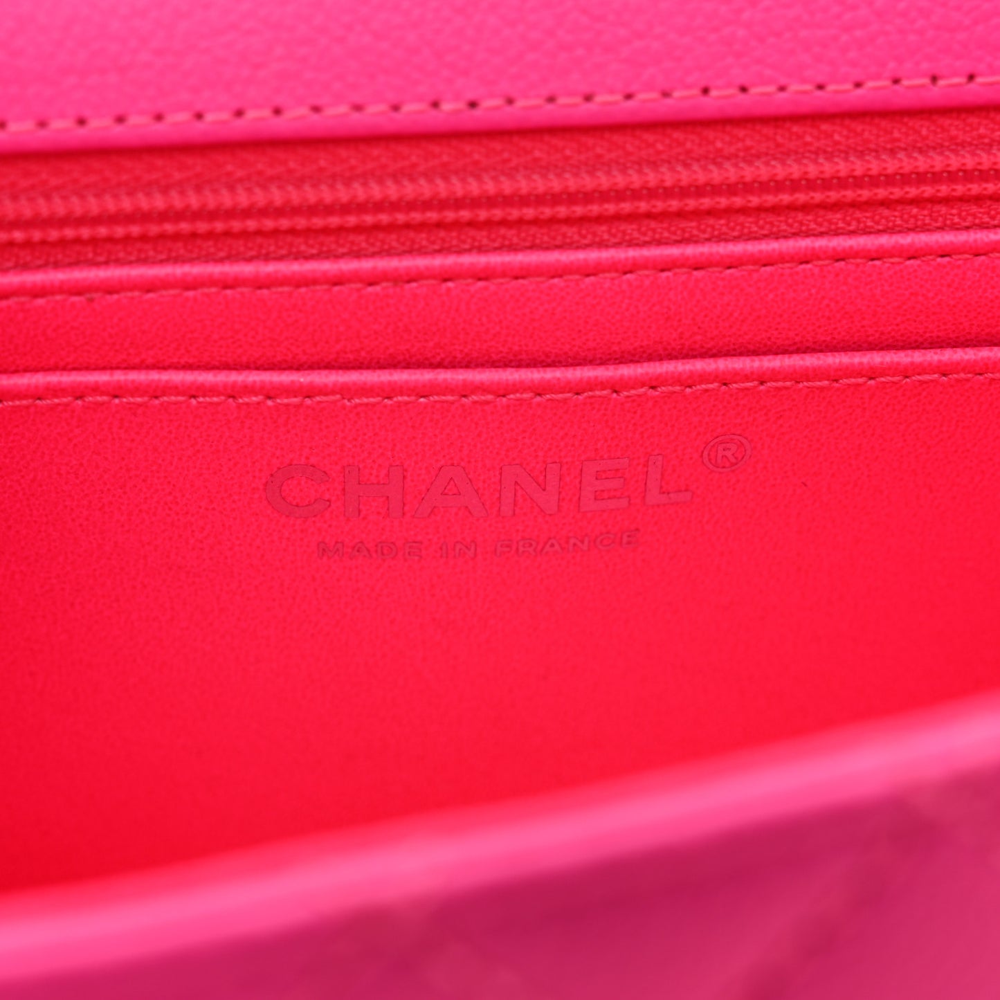 Goatskin Quilted 2.55 Reissue Mini Flap Fluorescent Pink