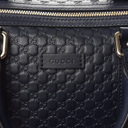 Gucci Microguccissima Medium Boston Navy 9 of 9