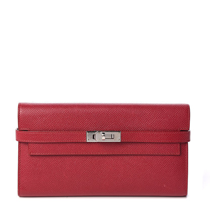 Hermes Epsom Kelly Longue Wallet Rubis 1 of 7