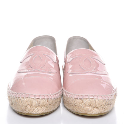 Chanel Patent CC Espadrilles 38 Pink 2 of 10