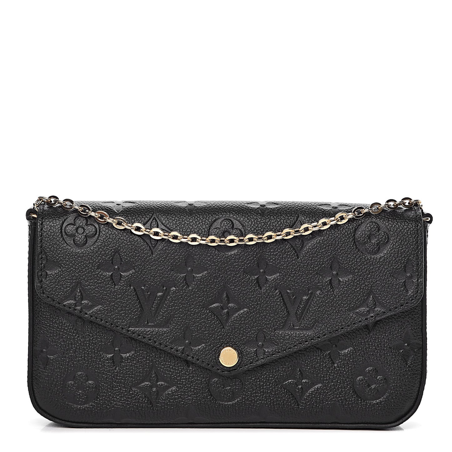Empreinte Pochette Felicie Chain Wallet Black