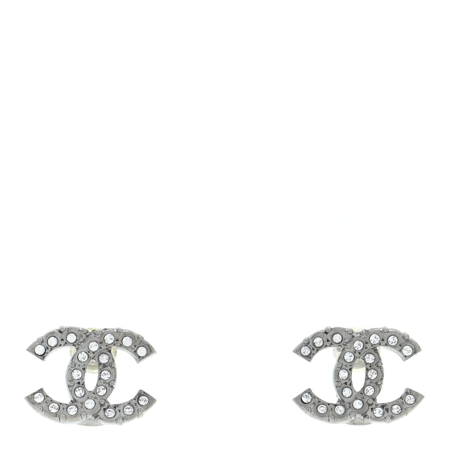 Ruthenium Crystal CC Earrings