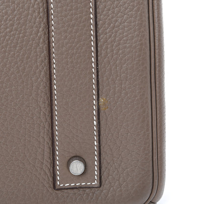 Hermes Taurillon Clemence JPG Birkin 42 Etoupe 13 of 16