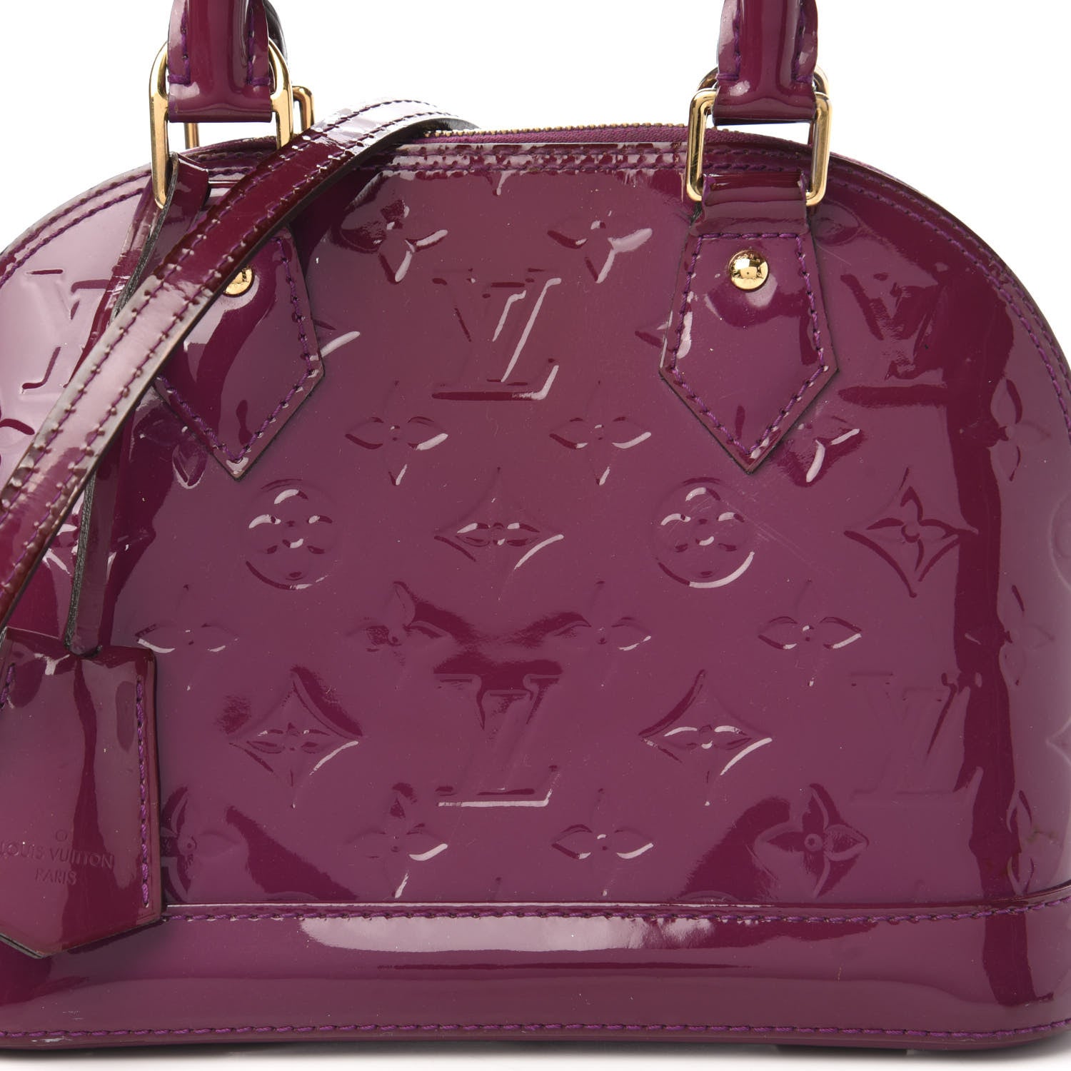 Louis Vuitton Vernis Alma BB Amethyste 10 of 15
