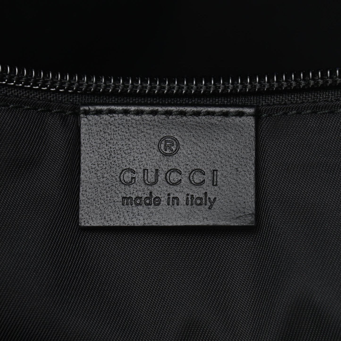 GG Supreme Monogram Web Medium Zippered Tote Beige Black