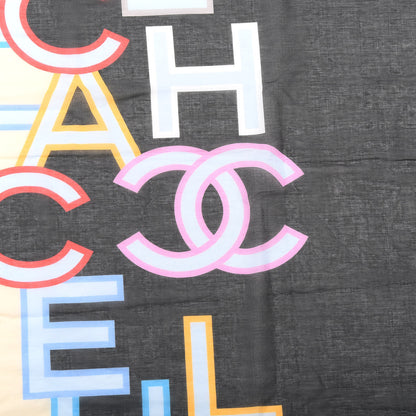 Chanel Cotton CC Logo Scarf Multicolor 3 of 5