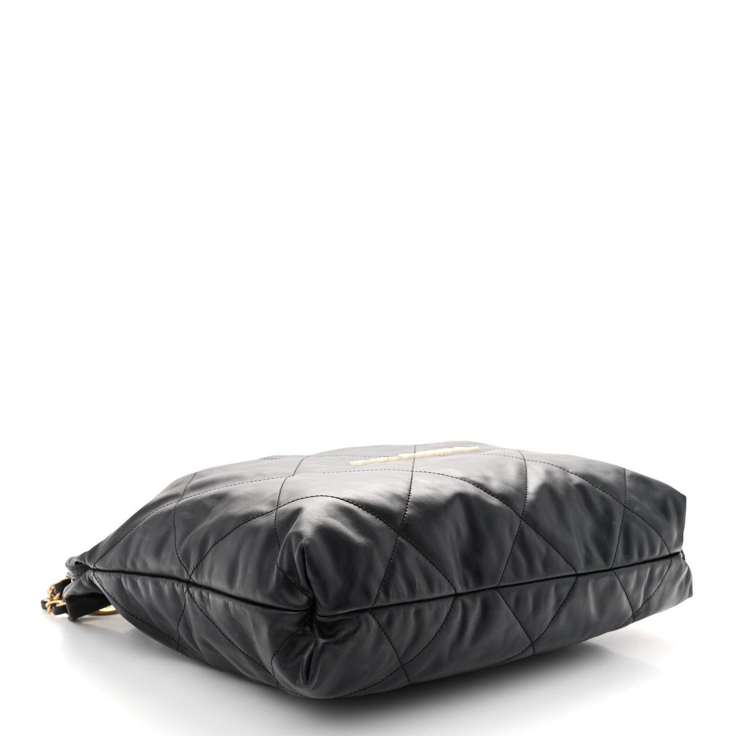 Calfskin Quilted Chanel 22 Black