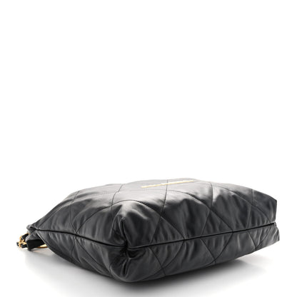 Chanel Calfskin Quilted Chanel 22 Black 5 of 12